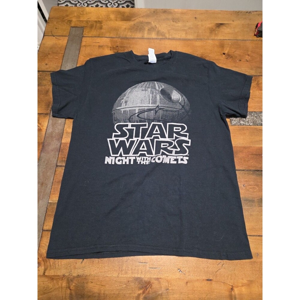 Star Wars Night with the Comets Shirt Mens Medium Black May The Whoosh Be With